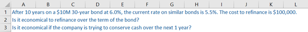 Refinanced Debt