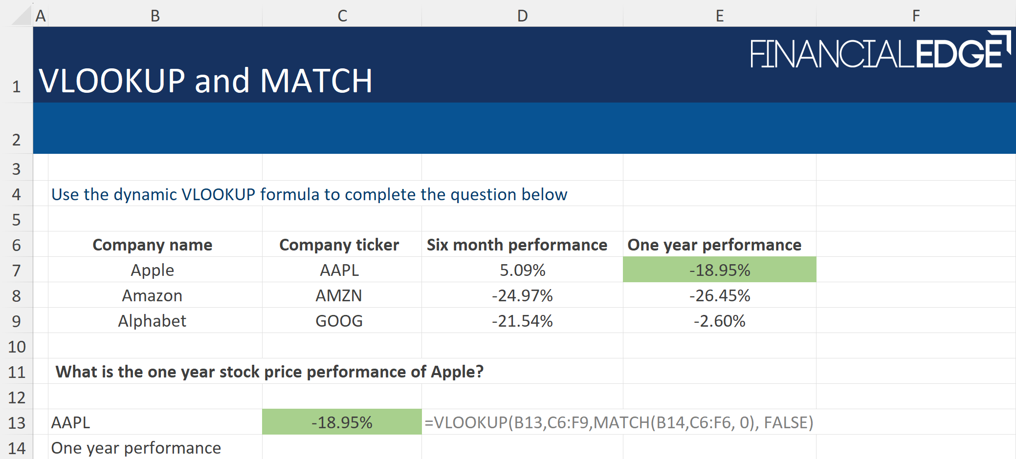 Vlookup and match