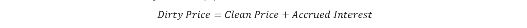 Calculating Dirty Prices